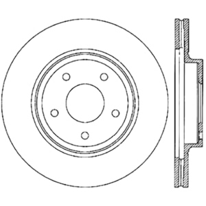 Centric Premium™ Brake Rotor for Infiniti I35 - 125.42070