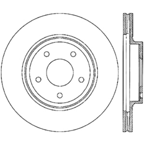 Centric Premium™ Brake Rotor for 2004 Nissan Altima - 125.42070