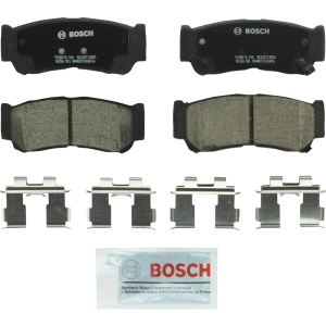 Bosch QuietCast™ Premium Ceramic Rear Disc Brake Pads for 2007 Hyundai Santa Fe - BC1297