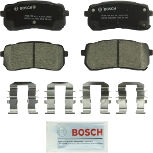 Bosch QuietCast™ Premium Ceramic Rear Disc Brake Pads for 2010 Hyundai Veracruz - BC1302