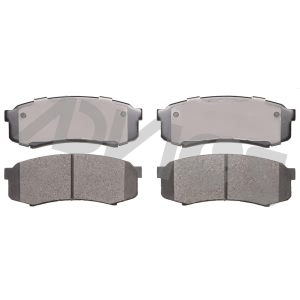 Advics Ultra-Premium™ Ceramic Rear Disc Brake Pads for 1996 Toyota Land Cruiser - AD0606