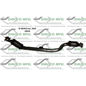 Davico Direct Fit Catalytic Converter and Pipe Assembly for Mercedes-Benz CLK55 AMG - 18526