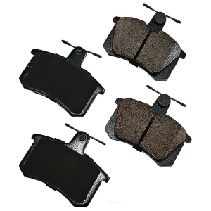 Akebono EURO™ Ultra-Premium Ceramic Rear Disc Brake Pads for Audi Cabriolet - EUR228