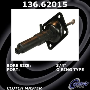 Centric Premium Clutch Master Cylinder for Pontiac 6000 - 136.62015