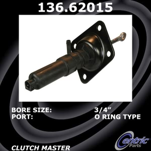 Centric Premium Clutch Master Cylinder for 1987 Chevrolet Celebrity - 136.62015