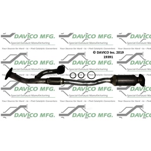 Davico Direct Fit Catalytic Converter and Pipe Assembly for 2016 Toyota Camry - 19391