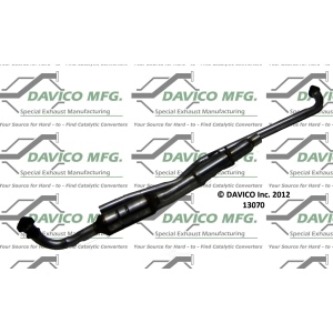 Davico Direct Fit Catalytic Converter and Pipe Assembly for Toyota Corolla - 13070