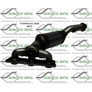 Davico Exhaust Manifold with Integrated Catalytic Converter for 2006 BMW 525xi - 18272