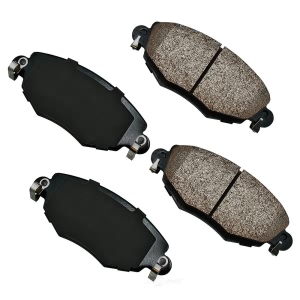 Akebono EURO™ Ultra-Premium Ceramic Front Disc Brake Pads for Jaguar X-Type - EUR910