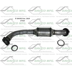 Davico Direct Fit Catalytic Converter and Pipe Assembly for 2011 Toyota Sienna - 17510