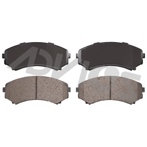 Advics Ultra-Premium™ Ceramic Front Disc Brake Pads for 2002 Honda Passport - AD0867