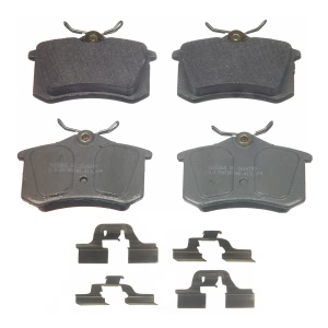 Wagner ThermoQuiet Semi-Metallic Disc Brake Pad Set for Audi A8 - MX340A