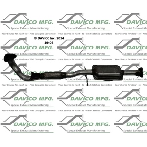 Davico Direct Fit Catalytic Converter and Pipe Assembly for 2002 Saturn SC1 - 19404