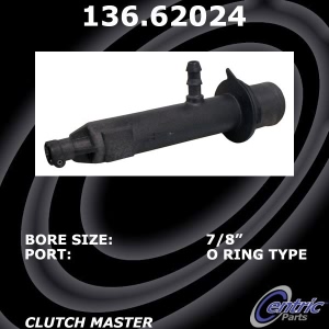 Centric Premium™ Clutch Master Cylinder for 1991 Chevrolet Lumina - 136.62024