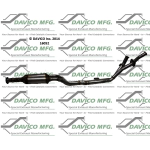Davico Direct Fit Catalytic Converter and Pipe Assembly for 1992 Mercedes-Benz 300SE - 16052