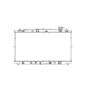 TYC Engine Coolant Radiator for 2012 Lexus ES350 - 2919
