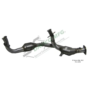 Davico Direct Fit Catalytic Converter and Pipe Assembly for 1996 Ford Taurus - 14555