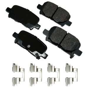 Akebono Performance™ Ultra-Premium Ceramic Rear Brake Pads for 2002 Honda Odyssey - ASP865A