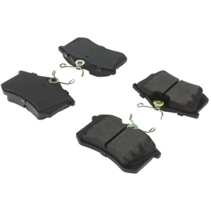 Centric Posi Quiet™ Extended Wear Semi-Metallic Rear Disc Brake Pads for Volkswagen Corrado - 106.03400