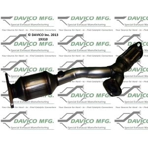Davico Direct Fit Catalytic Converter and Pipe Assembly for 2007 Saturn Aura - 19310