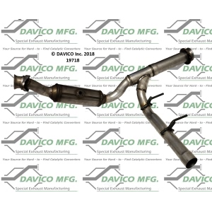 Davico Direct Fit Catalytic Converter and Pipe Assembly for 2015 Lincoln Navigator - 19718