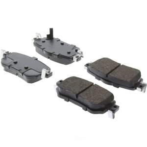 Centric Posi Quiet™ Ceramic Rear Disc Brake Pads for 2018 Nissan Leaf - 105.19650