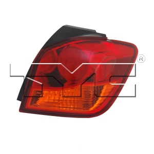TYC Passenger Side Outer Replacement Tail Light for 2019 Mitsubishi Outlander Sport - 11-6457-00
