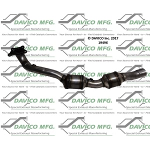Davico Direct Fit Catalytic Converter and Pipe Assembly for 2013 Chevrolet Camaro - 19496