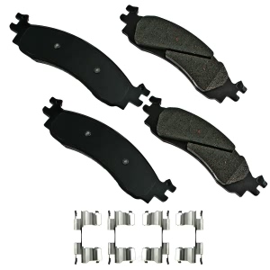 Akebono Pro-ACT™ Ultra-Premium Ceramic Front Disc Brake Pads for 2009 Ford Explorer Sport Trac - ACT1158