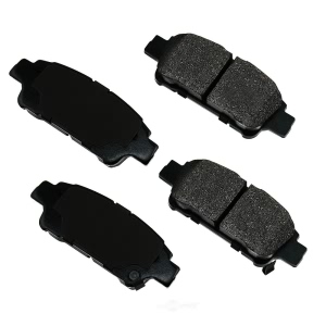 Akebono Pro-ACT™ Ultra-Premium Ceramic Rear Disc Brake Pads for 2006 Toyota Sienna - ACT995