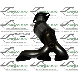 Davico Exhaust Manifold with Integrated Catalytic Converter for 2007 Mercury Mariner - 15660