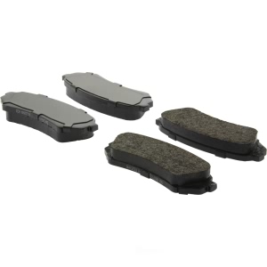 Centric Posi Quiet™ Extended Wear Semi-Metallic Rear Disc Brake Pads for 2002 Toyota Land Cruiser - 106.07730