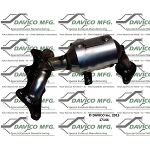 Davico Exhaust Manifold with Integrated Catalytic Converter for Mitsubishi Galant - 17144