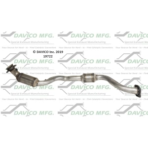 Davico Direct Fit Catalytic Converter and Pipe Assembly for 2012 Chevrolet Colorado - 19722