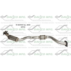 Davico Direct Fit Catalytic Converter and Pipe Assembly for 2010 GMC Canyon - 19722