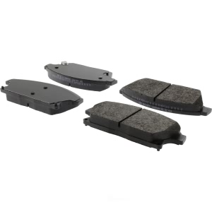 Centric Posi Quiet™ Extended Wear Semi-Metallic Front Disc Brake Pads for 2013 Buick Verano - 106.14670