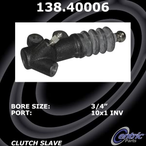 Centric Premium™ Clutch Slave Cylinder for 1992 Acura Legend - 138.40006