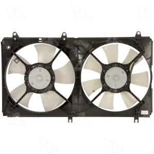 Four Seasons Dual Radiator And Condenser Fan Assembly for 2010 Mitsubishi Galant - 76173