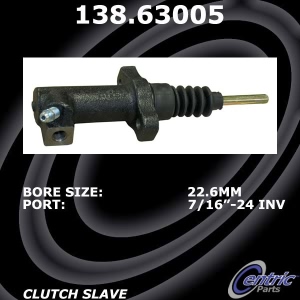 Centric Premium Clutch Slave Cylinder for 1986 Jeep Comanche - 138.63005