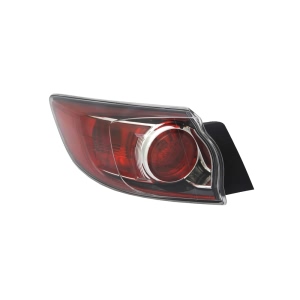 TYC Driver Side Outer Replacement Tail Light for 2011 Mazda 3 - 11-11970-00