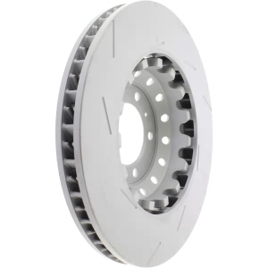 Centric SportStop Slotted 1-Piece Front Passenger Side Brake Rotor for Porsche - 126.37067