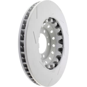 Centric SportStop Slotted 1-Piece Front Passenger Side Brake Rotor for 2014 Porsche Panamera - 126.37067