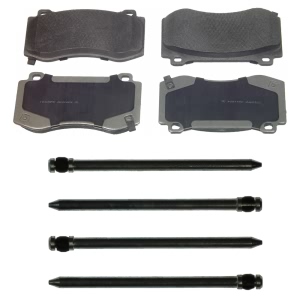 Wagner ThermoQuiet Semi-Metallic Disc Brake Pad Set for 2007 Jeep Grand Cherokee - MX1149