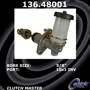 Centric Premium Clutch Master Cylinder for 2001 Chevrolet Tracker - 136.48001
