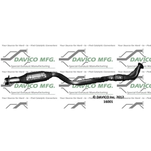 Davico Direct Fit Catalytic Converter and Pipe Assembly for BMW 318i - 16001