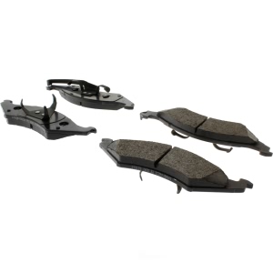Centric Posi Quiet™ Extended Wear Semi-Metallic Front Disc Brake Pads for 1986 Mercury Sable - 106.04210