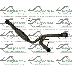 Davico Direct Fit Catalytic Converter for 2013 Ford F-150 - 19706