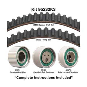 Dayco Timing Belt Kit for 2001 Mitsubishi Galant - 95232K3