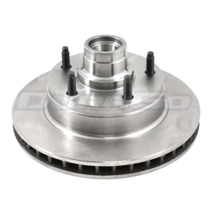 DuraGo Vented Front Brake Rotor And Hub Assembly for 1987 Ford E-150 Econoline Club Wagon - BR5456