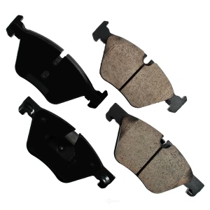 Akebono EURO™ Ultra-Premium Ceramic Front Disc Brake Pads for 2012 BMW 528i - EUR1504